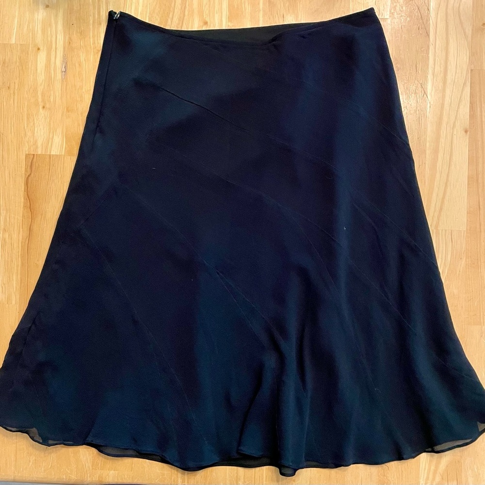 Alfani Black Midi A-line Skirt for Work